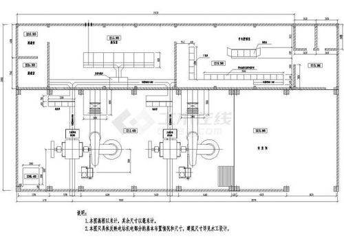 小水电站机电初设图